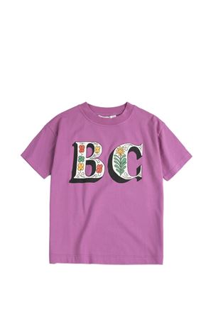 t-shirt in cotone viola BOBO CHOSES KIDS | B126AC007.